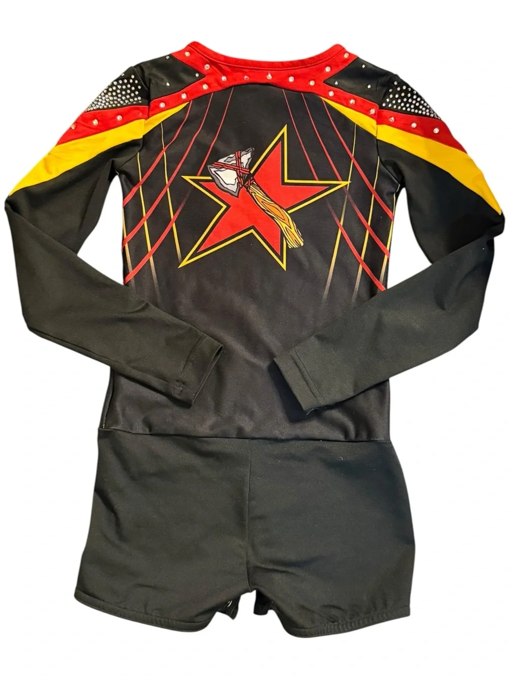 Varsity ACE Cheer Uniform Long Sleeve Cheerleading Bodysuit Youth Small
